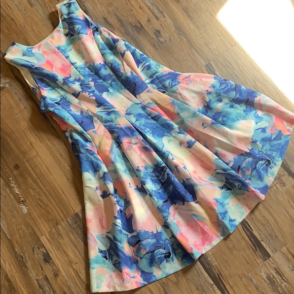 L’atiste Watercolor A-Line Sleeveless Dress - Picture 4 of 5